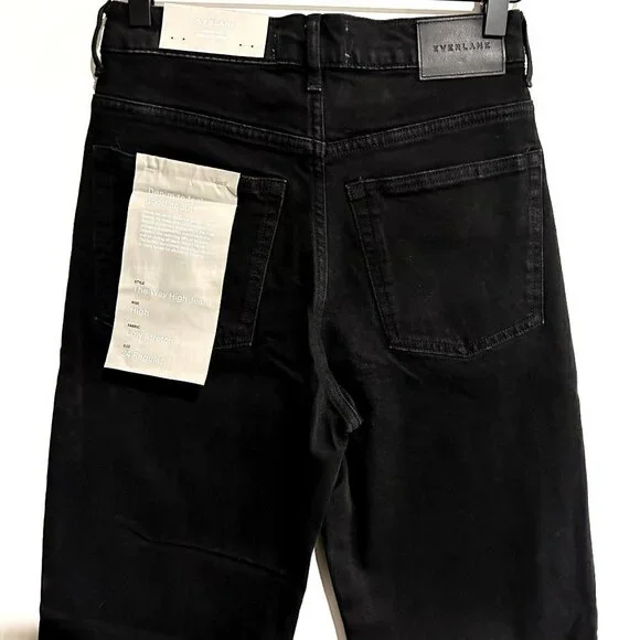 NWT Everlane Black The Way High Jean - Size 24